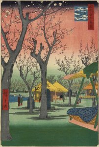 Giardino di prugne a Kamata, febbraio 1857