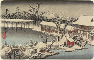 Neve al Santuario di Kameido Tenman, 1832-1834