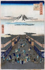 Surugacho Cento vedute famose di Edo da Utagawa Hiroshige