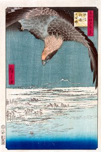 Susaki e la pianura di Jumantsubo vicino a Fukagawa da Utagawa Hiroshige