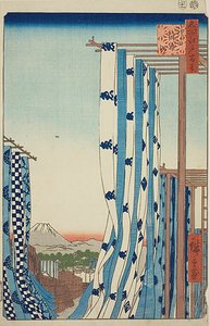 Il quartiere dei tintori a Kanda (Kanda Kon