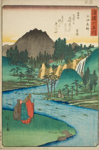 Il Fiume Gioiello di Koya nella Provincia di Kii, dalla serie "Sei Fiumi Gioiello nelle Varie Province" da Utagawa Hiroshige
