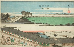 Il Nuovo Yoshiwara, dalla serie "Luoghi Famosi della Capitale Orientale" da Utagawa Hiroshige