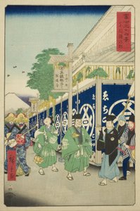 Distretto di Suruga nella capitale orientale, dalla serie "Trentasei vedute del Monte Fuji"