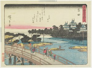 Yoshida, 1837-1844 da Utagawa Hiroshige