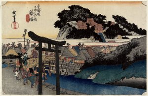 Tempio Yugyo_ji, Fujisawa, c. 1833