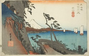 Yui: Picco di Satta, dalla serie "Le cinquantatré stazioni della strada Tokaido" da Utagawa Hiroshige