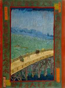 van Gogh dopo Hiroshige, Ponte nella pioggia da Utagawa Hiroshige