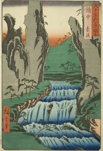 Provincia di Bitchu: Gokei (Bitchu, Gokei), dalla serie "Luoghi famosi nelle sessanta e più province (Rokujuyoshu meisho zue)"