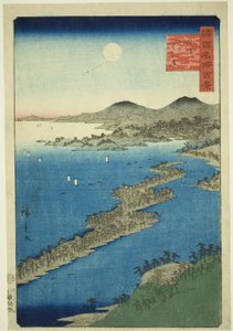 Amanohashidate nella provincia di Tango (Tango Amanohashidate), dalla serie "Cento famose vedute nelle varie province (Shokoku meisho hyakkei)"