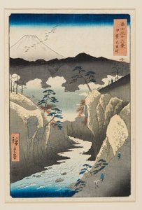 Passo di Inume nella provincia di Kai da Utagawa Hiroshige II