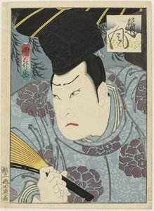 Arashi Rikan III come Tôfû da Utagawa Kunimasu