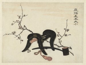 Sella e mestolo da Utagawa Kunisada (I) (attributed to)