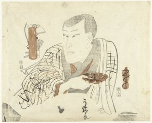 Attore con ciotola da Utagawa Kunisada (I)