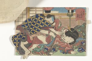 Stampa erotica mobile da Utagawa Kunisada (I)
