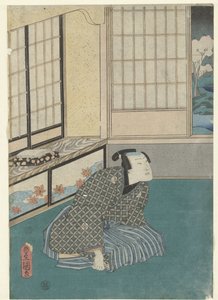 Il terzo mese (Yayoi) (Storie moderne di Genji durante i dodici mesi) (Imayo Genji junikagetsu no uchi) da Utagawa Kunisada (I)