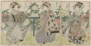 Tre cortigiane da Utagawa Kunisada (I)