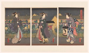 Iris in piena fioritura da Utagawa Kunisada (I)