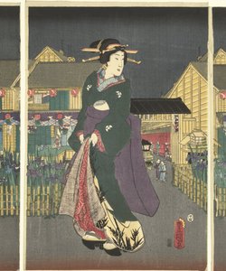 Iris in piena fioritura da Utagawa Kunisada (I)