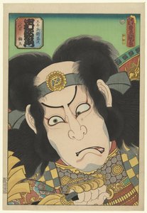 Nakamura Utaemon III nel ruolo di Gotobei Moritsugu da Utagawa Kunisada (I)