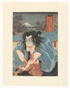 Shirai Gonpachi che si suicida da Utagawa Kunisada (I)