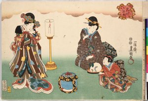 Neve Serale Bo-setsu, dalla serie Otto Vedute Figurative Sugata Hakkei da Utagawa Kunisada