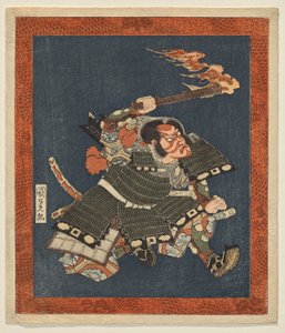 Ichikawa Danjūrō VII come il guerriero Minamoto no Yorimasa