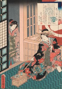 Racconto della cortigiana Shiratama di Utagawa Toyokuni