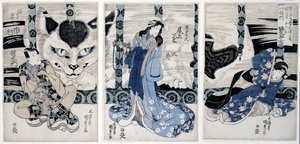 Il villaggio di Yatsuhashi a Okasaki, dalla serie 