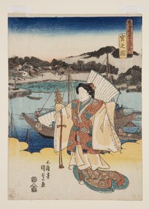 Veduta di Miya da Utagawa Kunisada