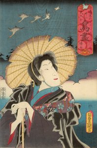Oche selvatiche, pubblicato da Otaya Takichi da Utagawa Kunisada