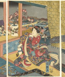 Fiori da Utagawa Kuniteru