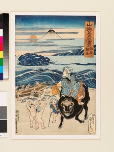 Pesce essiccato di Sagami, 1823 (xilografia) da Utagawa Kuniyoshi
