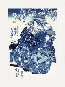 Donna giapponese (1798-1861) da Utagawa Kuniyoshi