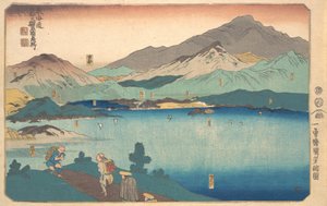 Minakuchi, Ishibe, Kusatsu, Otsu, Kyoto da Utagawa Kuniyoshi