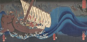 Vendetta dei guerrieri Taira da Utagawa Kuniyoshi
