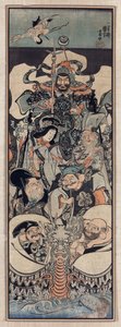 Sette Divinità della Fortuna da Utagawa Kuniyoshi