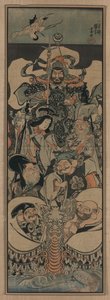 Sette dei fortunati, 1843-1845 da Utagawa Kuniyoshi