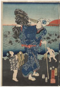 Alba nella baia di Futami da Utagawa Kuniyoshi