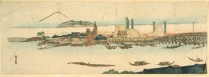 Scena sul fiume Sumida da Utagawa Kuniyoshi