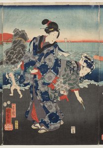 Alba nella baia di Futami da Utagawa Kuniyoshi