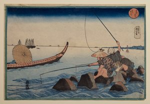 Teppōzu, dalla serie «Luoghi celebri della capitale orientale» da Utagawa Kuniyoshi