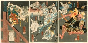 Il giovane Yoshitsune sconfigge Benkei al ponte Gojo