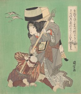 Scena teatrale, metà XIX secolo da Utagawa Kuniyoshi