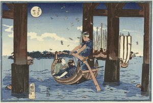 Isola di Tsukuda da Utagawa Kuniyoshi