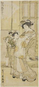 Cortigiana e attendente da Utagawa Toyoharu
