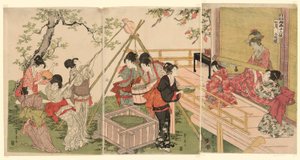 Il settimo mese, dalla serie I dodici mesi di due artisti (Ryoga juni ko) da Utagawa Toyohiro