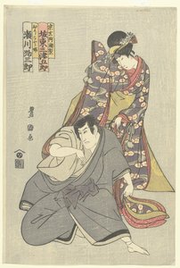 Attori Segawa Michisaburo I e Bando Mitsugoro III