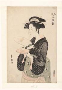 Ritratto della cameriera Okita da Utagawa Toyokuni (I)