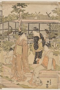 La casa da tè Shika da Utagawa Toyokuni